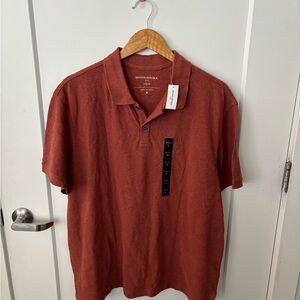 Banana Republic Men's Polo in Burnt Orange